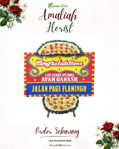 Bunga Papan Congratulation di Sinabun